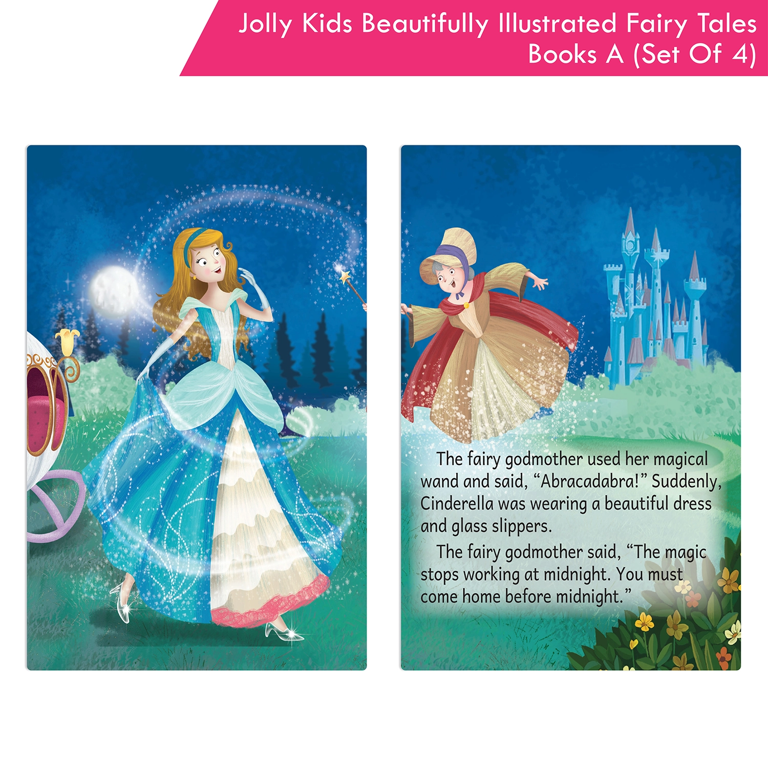 Jolly Kids Beautifully Illustrated Fairy Tales Books A (Set of 4) - Image 5