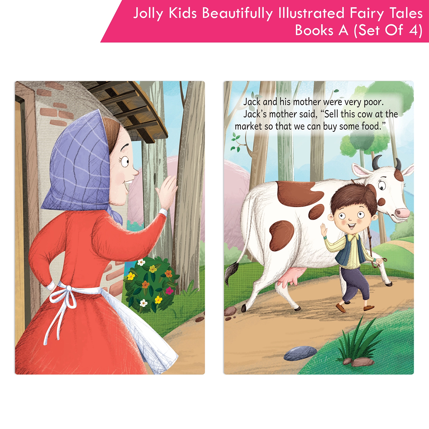 Jolly Kids Beautifully Illustrated Fairy Tales Books A (Set of 4) - Image 6