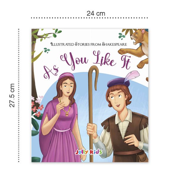 Jolly Kids Illustrated Stories From Shakespeare Books-D Set of 6| As You Like It, All's Well That Ends Well, Hamlet, Macbeth, Romeo And Juliet, The Merchant of Venice - Image 2