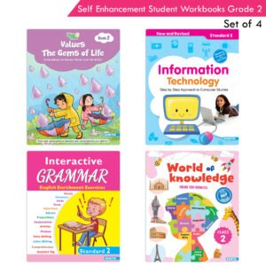 Students Practice cum Workbooks Grade 2 Combo Book Set (Set of 4)