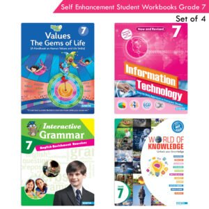 Students Practice cum Workbooks Grade 7 Combo Book Set (Set of 4)