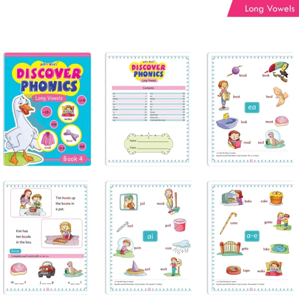 Jolly Kids Discover Phonics Book Set (Set of 5) - Image 5