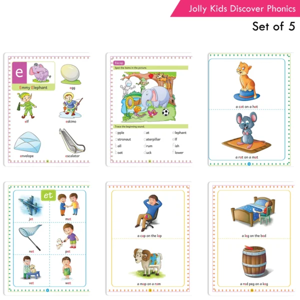 Jolly Kids Discover Phonics Book Set (Set of 5) - Image 8