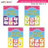 Jolly Kids Lets Spell 3-4-5 and 6 Letter Words Spelling Practice Kids Activity Workbooks Set of 4|Ages 3-6 Years|3 Letter Words|4 Letter Words|5 Letter Words|6 Letter Words
