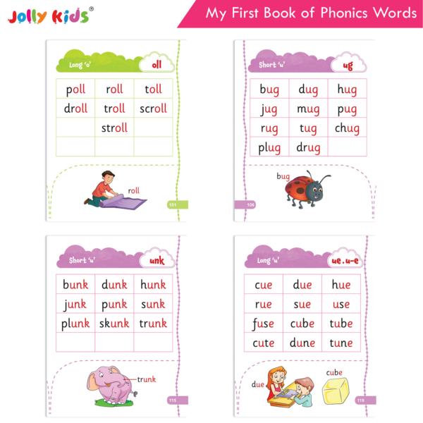 Jolly Kids My First Book of Phonics Words Key to Letter Sound Relationship - Image 6