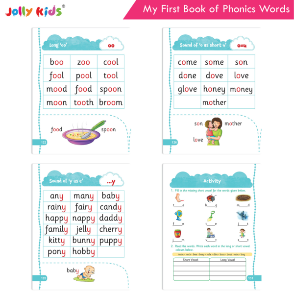 Jolly Kids My First Book of Phonics Words Key to Letter Sound Relationship - Image 7