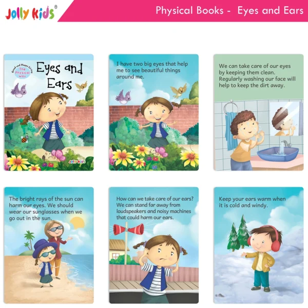 Jolly Kids Good and Happy Living The Physical Way Short Stories Books (Set of 8)| Kids learning Physical Activity Book - Image 2