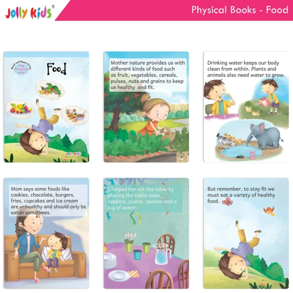 Jolly Kids Good and Happy Living The Physical Way Short Stories Books (Set of 8)| Kids learning Physical Activity Book - Image 3