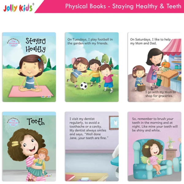 Jolly Kids Good and Happy Living The Physical Way Short Stories Books (Set of 8)| Kids learning Physical Activity Book - Image 8