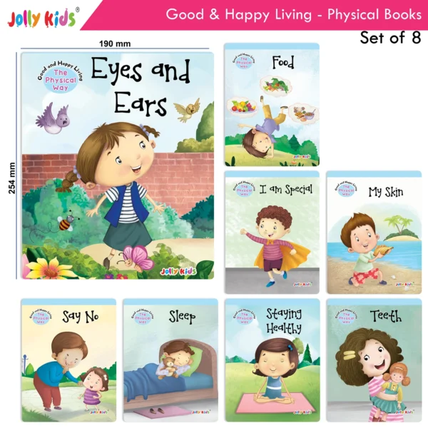 Jolly Kids Good and Happy Living The Physical Way Short Stories Books (Set of 8)| Kids learning Physical Activity Book - Image 9