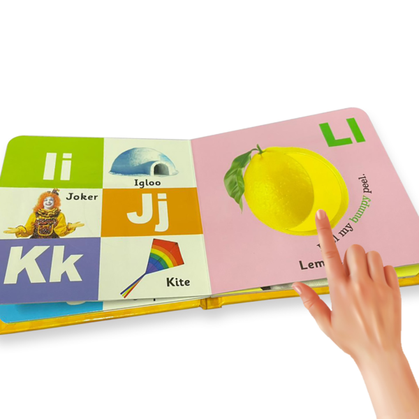 Jolly Kids Touch and Feel ABC Learning Sensory Development Padded Board Book for Infants and Toddlers Ages 0-24 Months Gift For Baby's - Image 4