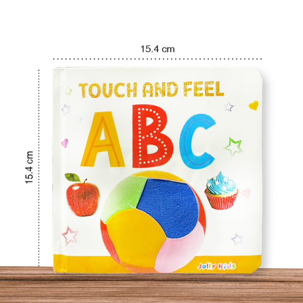 Jolly Kids Touch and Feel ABC Learning Sensory Development Padded Board Book for Infants and Toddlers Ages 0-24 Months Gift For Baby's - Image 8