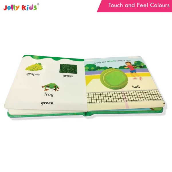 Jolly Kids Touch and Feel Colour Learning Sensory Development Padded Board Book for Infants and Toddlers Ages 0-12 Months Gift For Baby's - Image 7