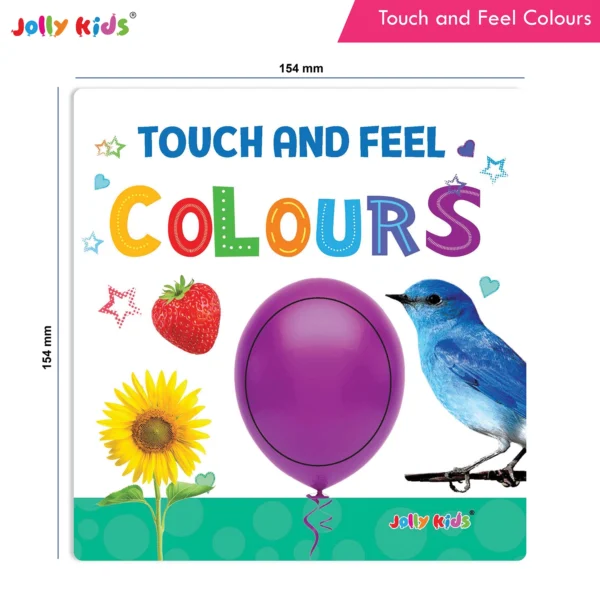 Jolly Kids Touch and Feel Colour Learning Sensory Development Padded Board Book for Infants and Toddlers Ages 0-12 Months Gift For Baby's - Image 9