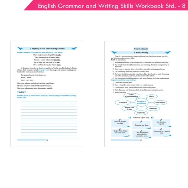 Nigam English Grammar and Writing Skills A Handbook & Workbook for Class 8 – Comprehensive Language Learning Guide - Image 7