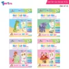Tiny Tots Get Set Go Preschool Learning Senior KG Books Set of 4| Term wise Education Books| Ages 5-6 Years