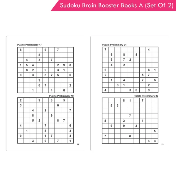 Jolly Kids Sudoku Brain Booster Books Set A (Set of 2) - (Orange Book, and Purple Book) - Image 5