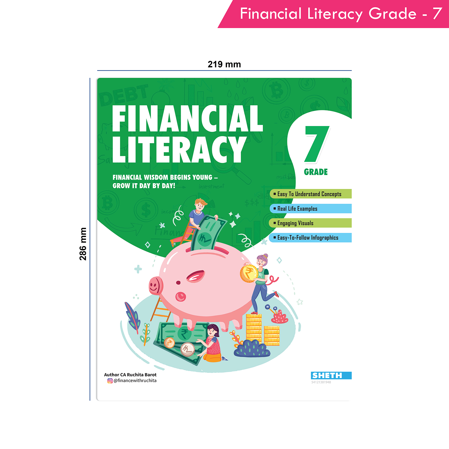 financial literacry Book for Grade 7 students learning money management