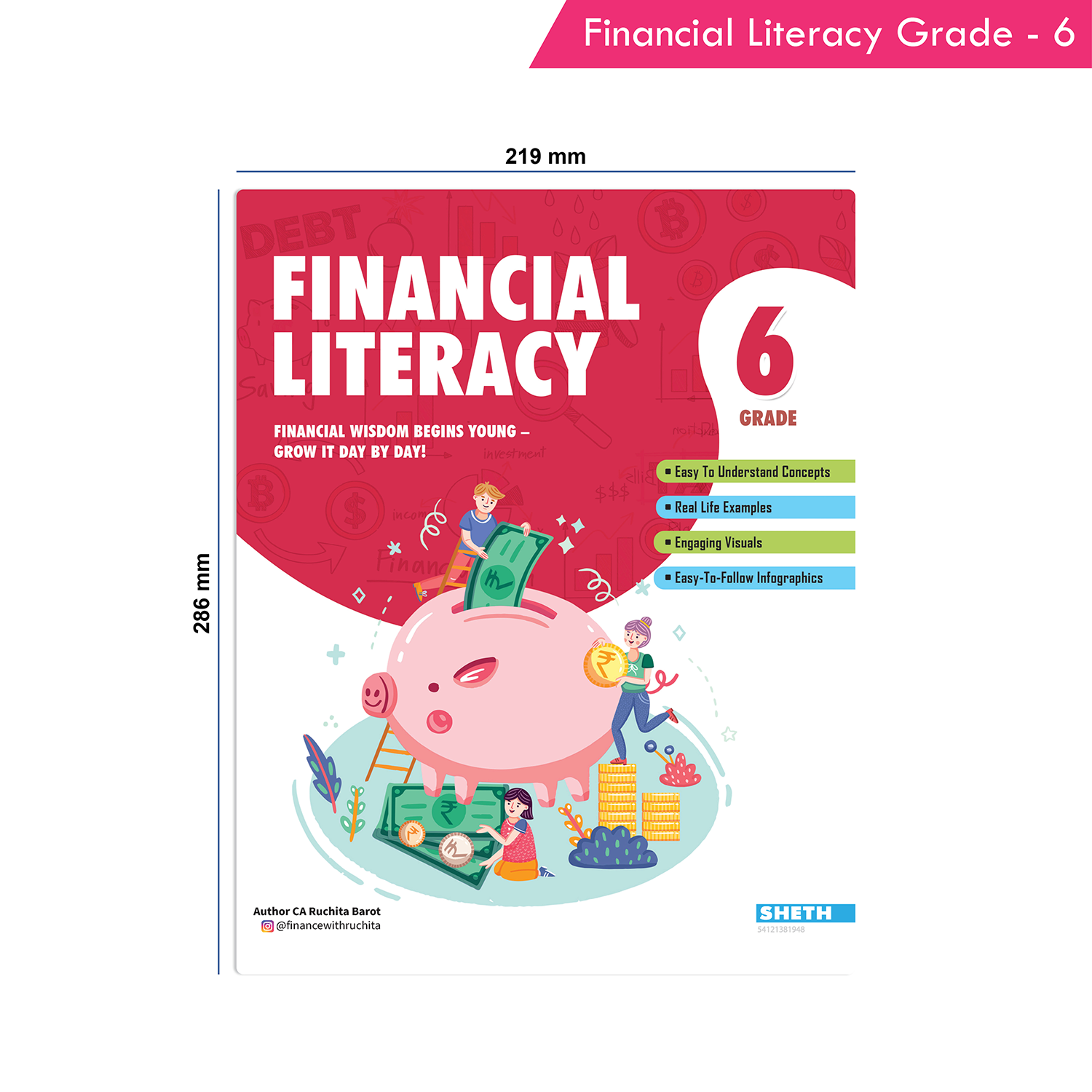 Financial Literacy Grade 6 curriculum-aligned financial education book