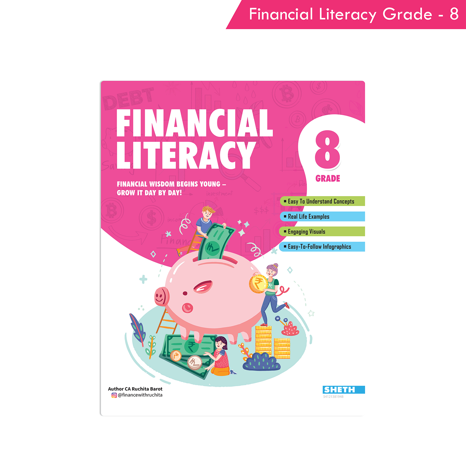 Financial Literacy Book Grade 8 | Practical Money Education with Tax, Budget and Economic Awareness