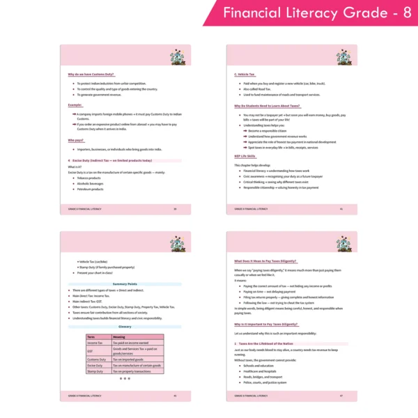 Financial Literacy Book Grade 8 | NEP 2020 Money Education