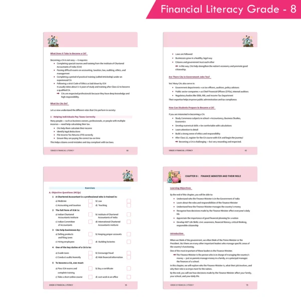 Financial Literacy Book Grade 8 | NEP 2020 Money Education