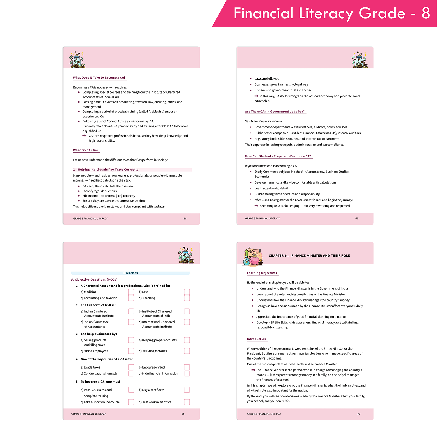 Financial Literacy Book Grade 8 | Practical Money Education with Tax, Budget and Economic Awareness - Image 8