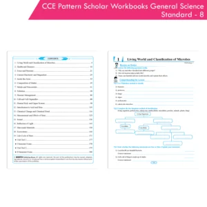 CCE Pattern Scholar Workbooks General Science Standard 8