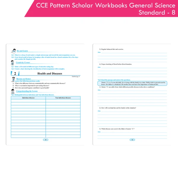 CCE Pattern Scholar Workbooks General Science Standard 8 - Your One ...