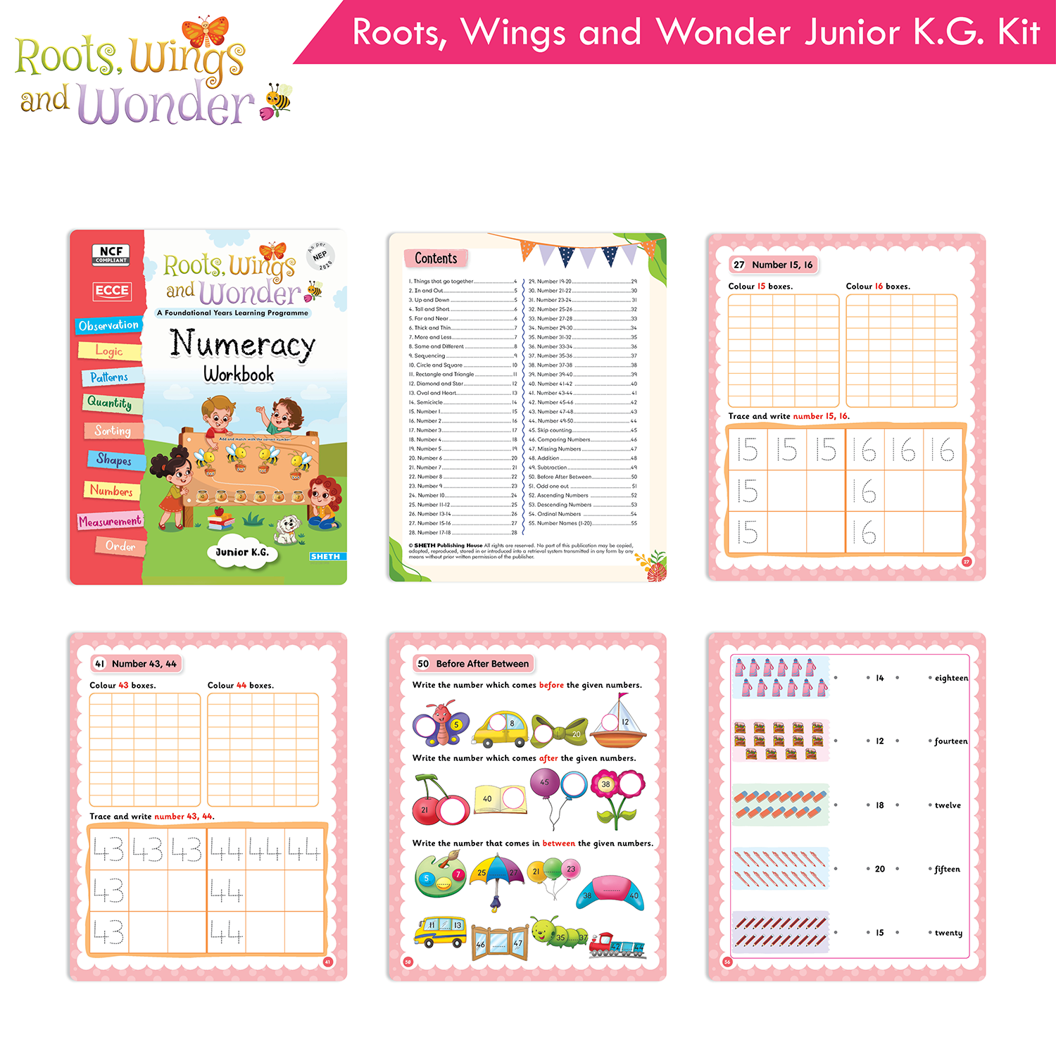Roots, Wings and Wonder - Foundational Learning Junior KG Kit (NEP 2020 Aligned) - Image 4