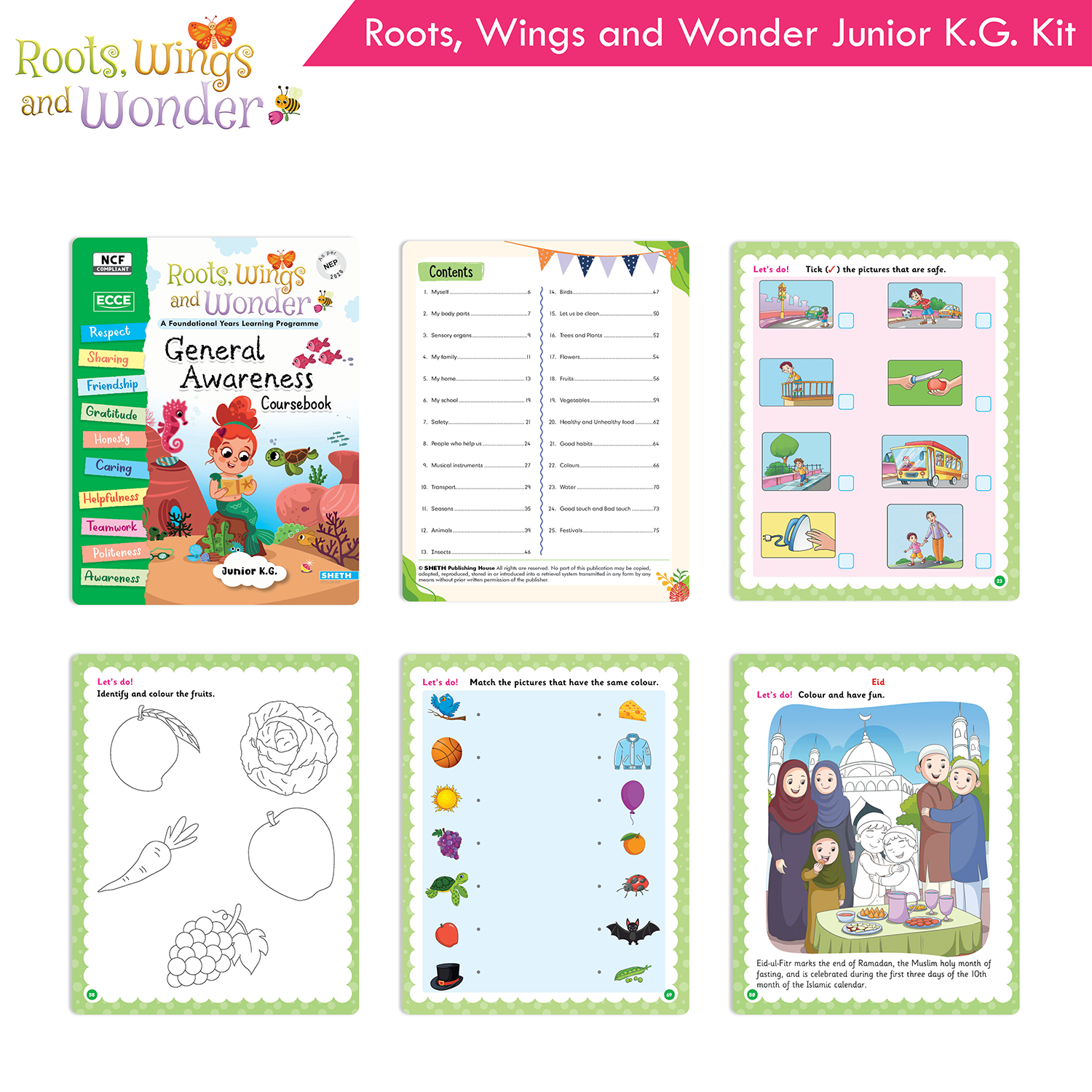 Roots, Wings and Wonder - Foundational Learning Junior KG Kit (NEP 2020 Aligned) - Image 5