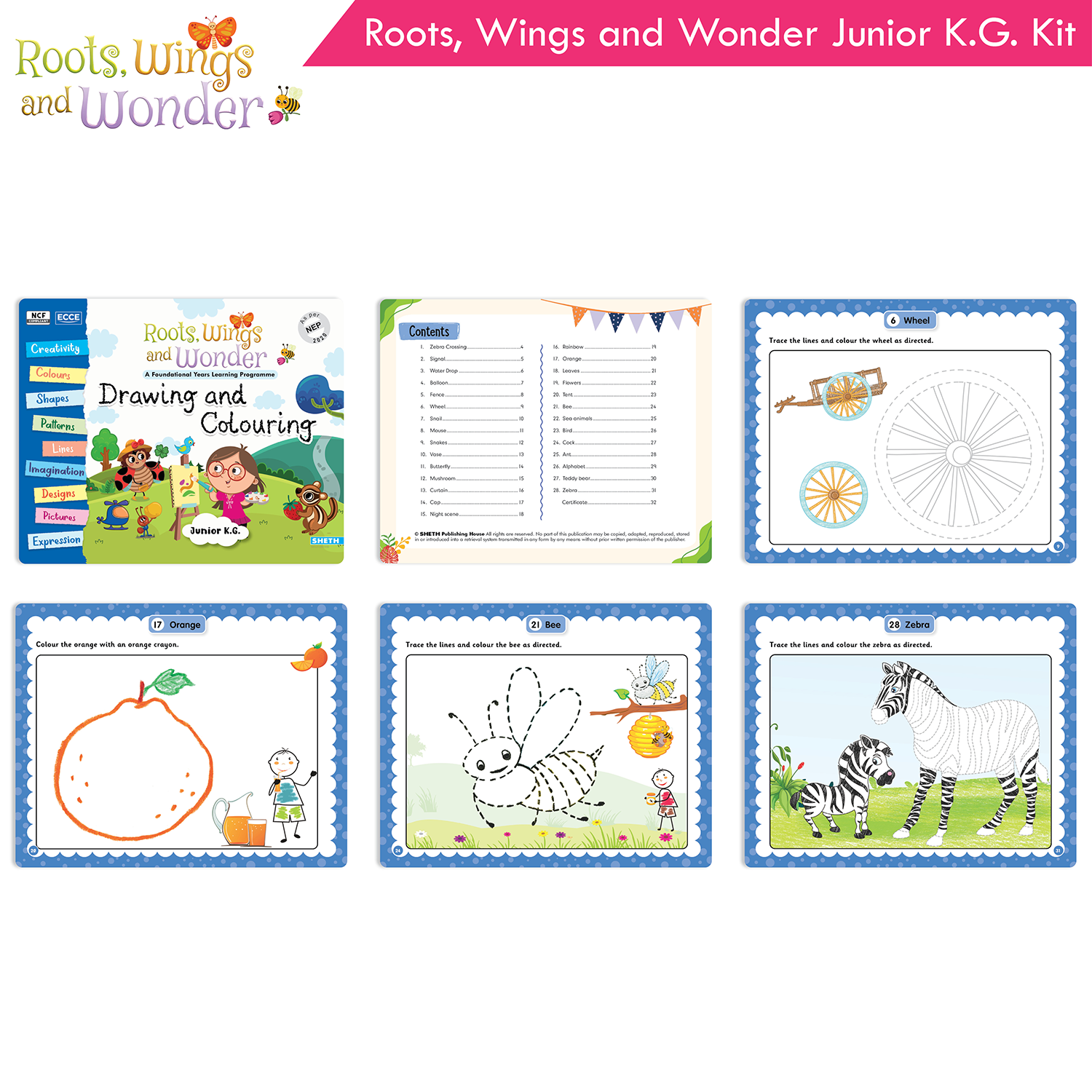 Roots, Wings and Wonder - Foundational Learning Junior KG Kit (NEP 2020 Aligned) - Image 8