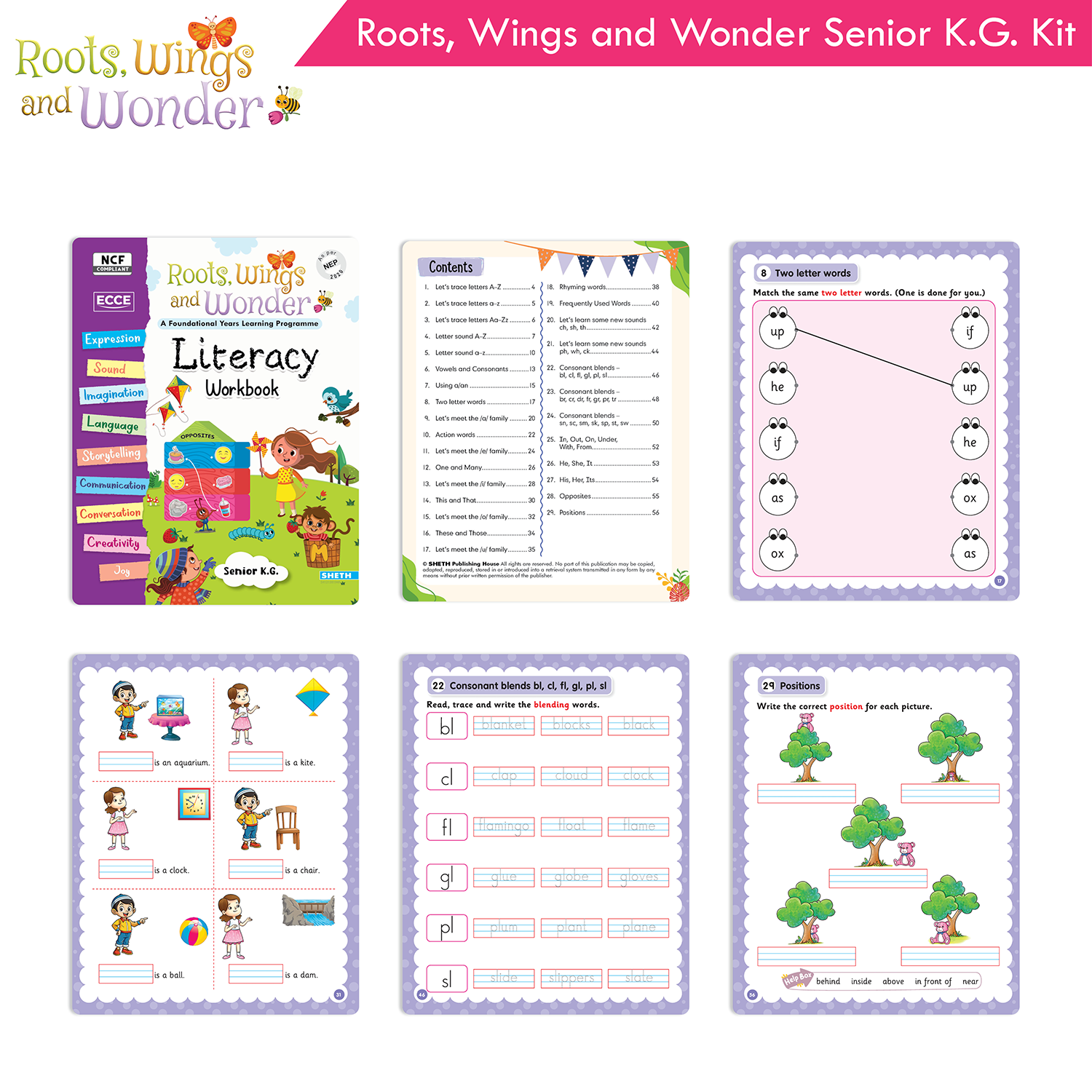 Roots, Wings and Wonder – Foundational Learning Senior KG Kit (NEP 2020 Aligned) - Image 2