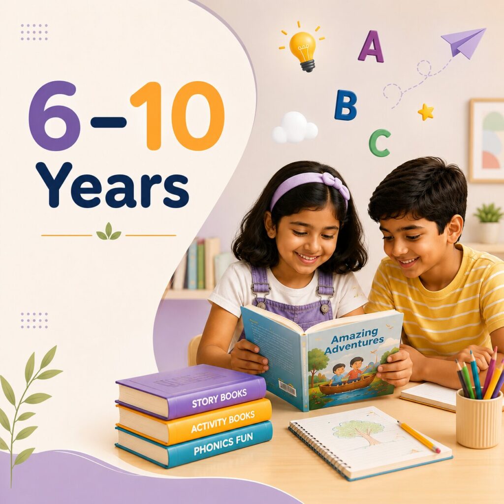 Kids Educational Book Collection for Ages 6-10 Years