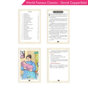 World Famous Classics - David Copperfield Book | Famous English Novel by Charles Dickens for Reading Practice | Story Learning and Colourful Illustrations