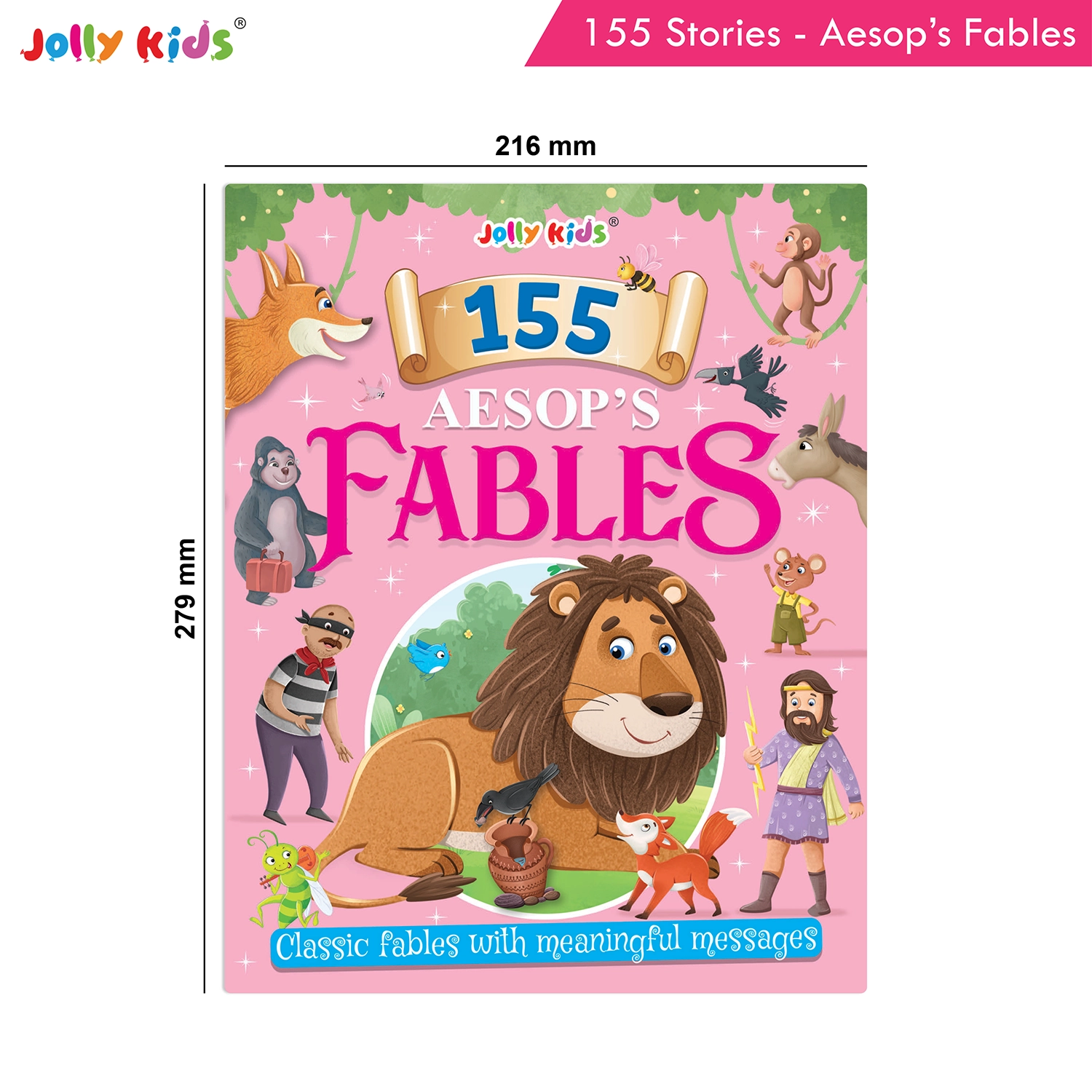 Jolly Kids 155 Aesop’s Fables Stories for Kids - Ultimate Classic Fables with Short Moral Stories, Animal Tales and Inspiring Life Lessons - Image 9