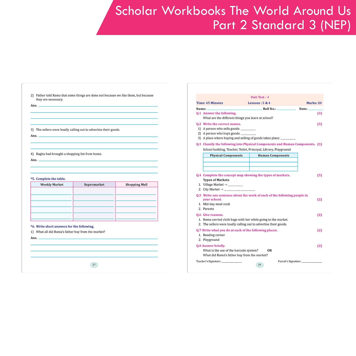 Scholar Workbooks Environmental Studies (EVS) The World Around Us Part 2 Standard 3 (NEP 2020 and SCF-FS 2024) - Image 8